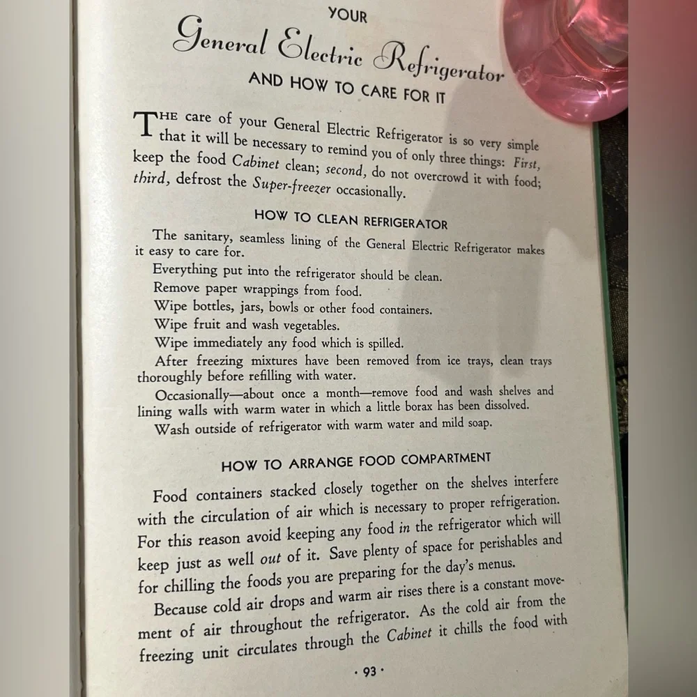 1932 The Silent Hostess Treasure Book published by General Electric, 5th Edition - Picture 15 of 16